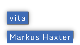 vita  Markus Haxter